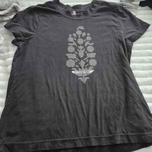 Free People Charcoal Graphic Tee